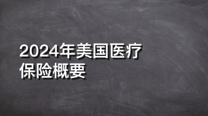 2024年美国医疗保险概要